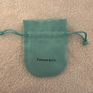Tiffany & Co. Small Blue Jewelry Drawstring Pouch
